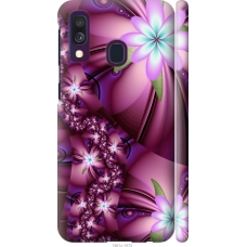 Чохол на Samsung Galaxy A40 2019 A405F Квіткова мозаїка 1961m-1672