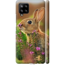 Чохол на Samsung Galaxy A42 A426B Кролик і квіти 3019m-2098