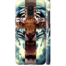 Чохол на Samsung Galaxy A6 2018 Злий тигр 866m-1480