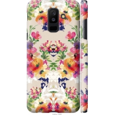 Чохол на Samsung Galaxy A6 Plus 2018 Квітковий візерунок 1083m-1495