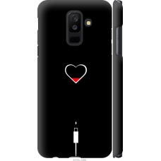 Чохол на Samsung Galaxy A6 Plus 2018 Підзарядка серця 4274m-1495