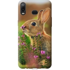 Чохол на Samsung Galaxy A6s Кролик і квіти 3019u-1604