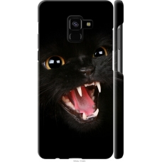 Чохол на Samsung Galaxy A8 Plus 2018 A730F Чорна кішка 932m-1345