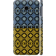 Чохол на Samsung Galaxy J4 Plus 2018 Жовто-блакитна вишиванка 1169m-1594