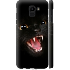 Чохол на Samsung Galaxy J6 2018 Чорна кішка 932m-1486