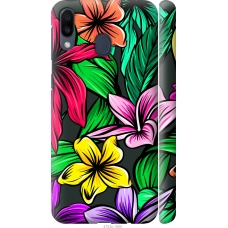 Чохол на Samsung Galaxy M20 Тропічні квіти 1 4753m-1660