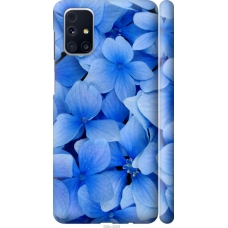 Чохол на Samsung Galaxy M31s M317F Сині квіти 526m-2055