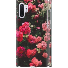 Чохол на Samsung Galaxy Note 10 Plus Кущ з трояндами 2729m-1756