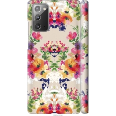 Чохол на Samsung Galaxy Note 20 Квітковий візерунок 1083m-2036