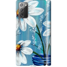 Чохол на Samsung Galaxy Note 20 Красиві арт-ромашки 4031m-2036