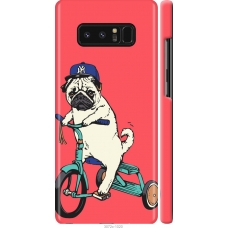 Чохол на Samsung Galaxy Note 8 Мопс на велосипеді 3072m-1020