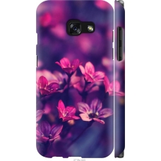 Чохол на Samsung Galaxy A3 (2017) Пурпурні квіти 2719m-443