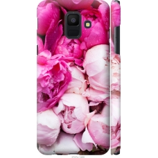 Чохол на Samsung Galaxy A6 2018 Рожеві півонії 2747m-1480