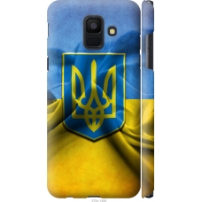 Чохол на Samsung Galaxy A6 2018 Прапор та герб України 375m-1480