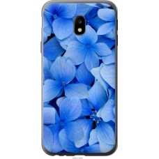 Чохол на Samsung Galaxy J3 (2017) Сині квіти 526t-650