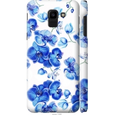 Чохол на Samsung Galaxy J6 2018 Блакитні орхідеї 4406m-1486
