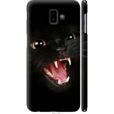 Чохол на Samsung Galaxy J6 Plus 2018 Чорна кішка 932m-1586