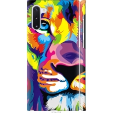 Чохол на Samsung Galaxy Note 10 Різнобарвний лев 2713m-1718