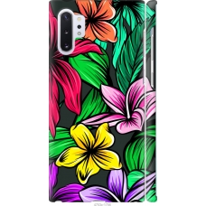 Чохол на Samsung Galaxy Note 10 Plus Тропічні квіти 1 4753m-1756