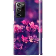 Чохол на Samsung Galaxy Note 20 Ultra Пурпурні квіти 2719m-2051