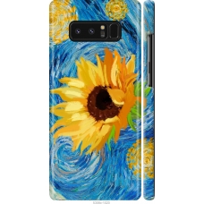 Чохол на Samsung Galaxy Note 8 Квіти жовто-блакитні 5308m-1020