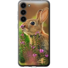 Чохол на Samsung Galaxy S23 Plus Кролик і квіти 3019u-2905