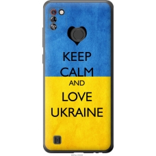 Чохол на Tecno Pop 4 Pro BC3 Keep calm and love Ukraine 883u-2444