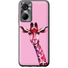Чохол на Tecno POP 6 Pro BE8 Рожева жирафа 4441u-2929