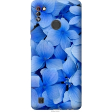 Чохол на Tecno Pop 4 Pro BC3 Сині квіти 526u-2444