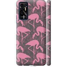 Чохол на Tecno Pova 2 Vintage-Flamingos 4171m-2649