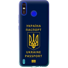 Чохол на Tecno Spark 4 Lite Ukraine Passport 5291u-2425